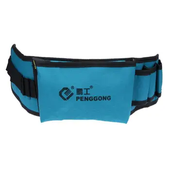 

Waist Tool Bag With Tool Belt for Screwdriver Pouch Durable Waist Tool Holder Adjustable Electric Drill Tool Bag Organizer