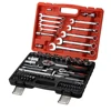 82pcs/Set Hand Tools for Car Repair Ratchet Spanner Wrench Socket Set Professional Bicycle Car Repair Tool Kits ► Photo 2/6