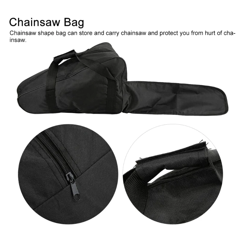 M6CF 17" Chainsaw Bag Case Carrying Case Portable Storage Bag Fit for Chainsaw Bag tool chest with tools