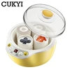 CUKYI 1L Electric Intelligent multifunction Yogurt Natto Maker Stainless steel ceramic liner Automatic Rice wine making machine 3