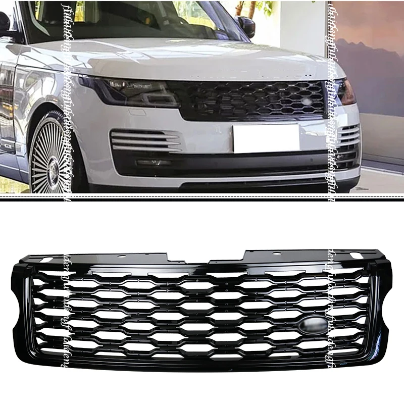 

For Land Rover Range Rover Vogue L405 Facelift 2013-2017 Glossy Black Front Bumper Grille Assembly Car modification