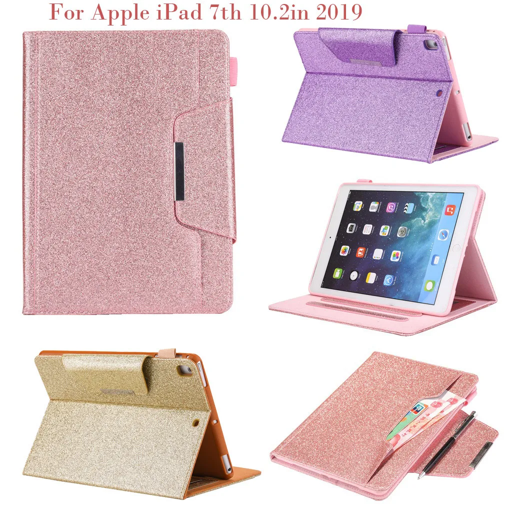 Чехол для IPad 10 2 2019 тонкий чехол 7-го поколения из ТПУ планшета с держателем