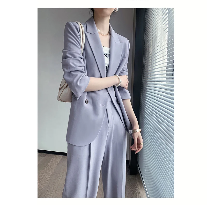 日本公式店 女性のためのエレガントでカジュアルなスーツ チェック柄のレディーススーツ 春と秋 ハイエンド エレガント 数量値引き Ongoing Southloopmarket Com