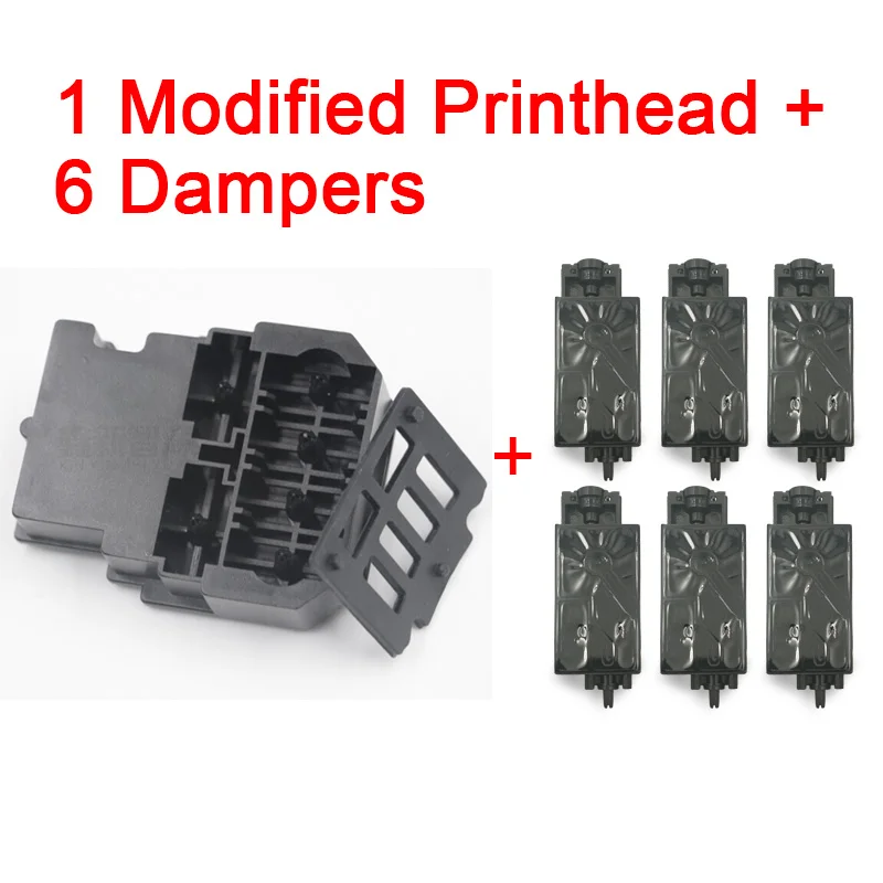 F192040 DX8 DX10 TX800 печатающая головка УФ печатающая головка для Epson TX800 TX710W TX720 TX820 PX720DW PX730DW TX700W TX800FW PX700WD PX800FW - Цвет: 1 Printhead 6 Damper
