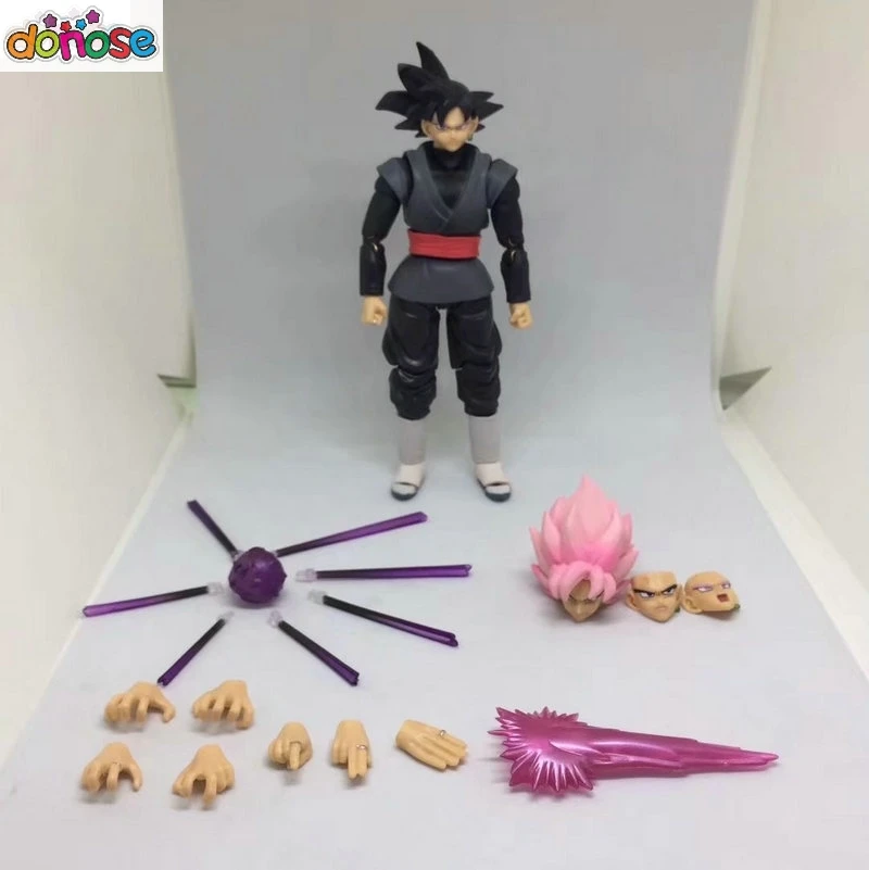 Фигурка Dragon ball Z Great Saiyaman Gohan Bulma Kuririn Joint подвижная аниме фигурка Рождественский подарок фигурка модель - Цвет: goku no box