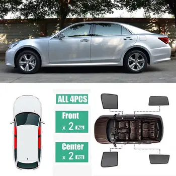 

For Toyota Crown 2015-2018 4Pcs Windows Sunshade UV Ray Protector Mesh Block Privacy Visor
