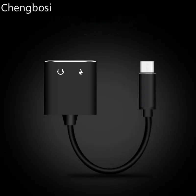 Адаптер для наушников с разъемом USB Type C на 3 5 мм Leeco Le Max 2/Pro S3 Aux|Переходники и
