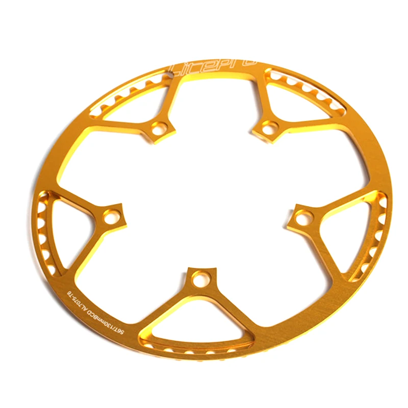 Online Litepro ultraligero 130 BCD 45T 47 53T 56T 58T A7075 de aleación de BMX plato plegable bicicleta BMX de sillín de bicicleta de platos y bielas diente