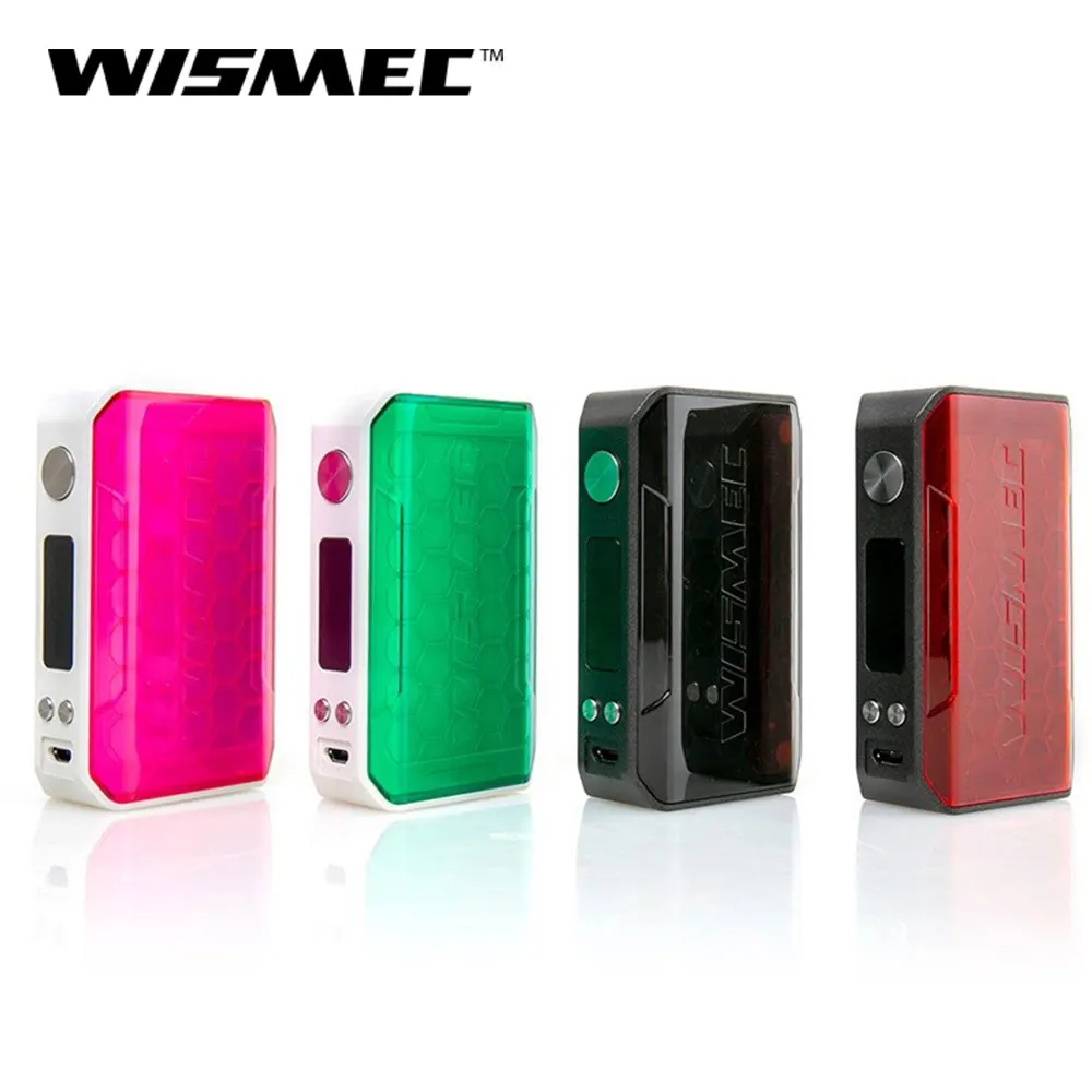 Оригинальный бокс мод WISMEC SINUOUS V200 TC 200 Вт питание от двойной батареи 18650