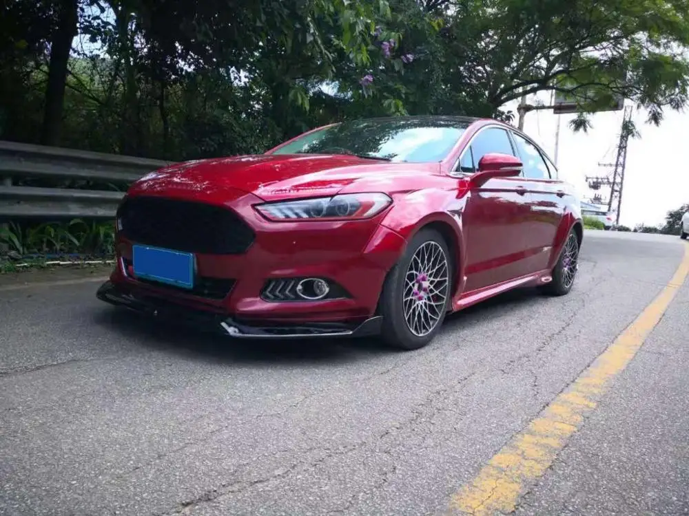 Набор внешних комплектующих к автомобилю для Ford Mondeo Sedan 2013- передний бампер для губ разветвитель заднего бампера Диффузор боковая юбка колеса арки