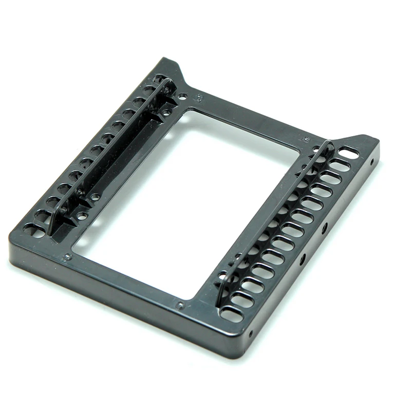 2 5 To 3 5 Mount Hard Drive Bracket For PC Holder Plastic Black Mini Dual 1