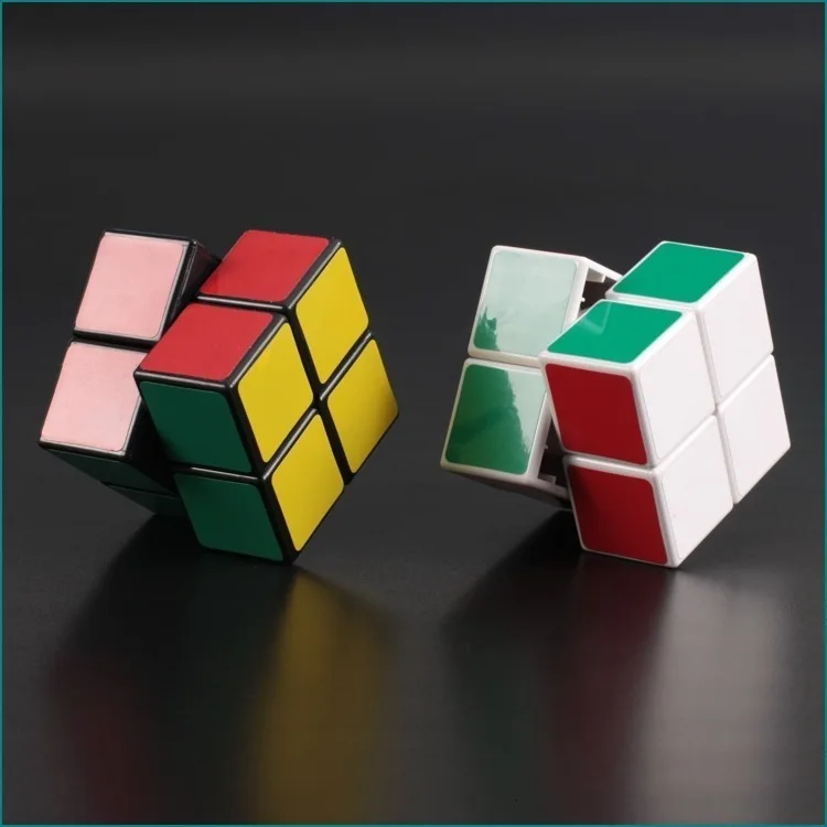 2x2x2 магический скоростной куб Карманный пазл без наклеек Профессиональный 2x2 для детей|Головоломки| |