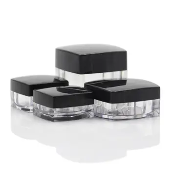 

3g/5g/10g/20g Small Square Refillable Bottles Cosmetic Empty Jar Acrylic Pot Eyeshadow Acrylic Makeup Bottle Jar Face Cream Box