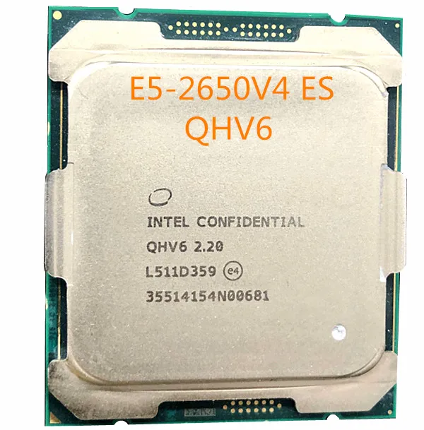 Intel Xeon ES la versión QHV6 E5-2650V4 2,20 ГГц 12-жильная возможностью погружения на глубину до 30 м E5 2650V4 FCLGA2011-3 105W