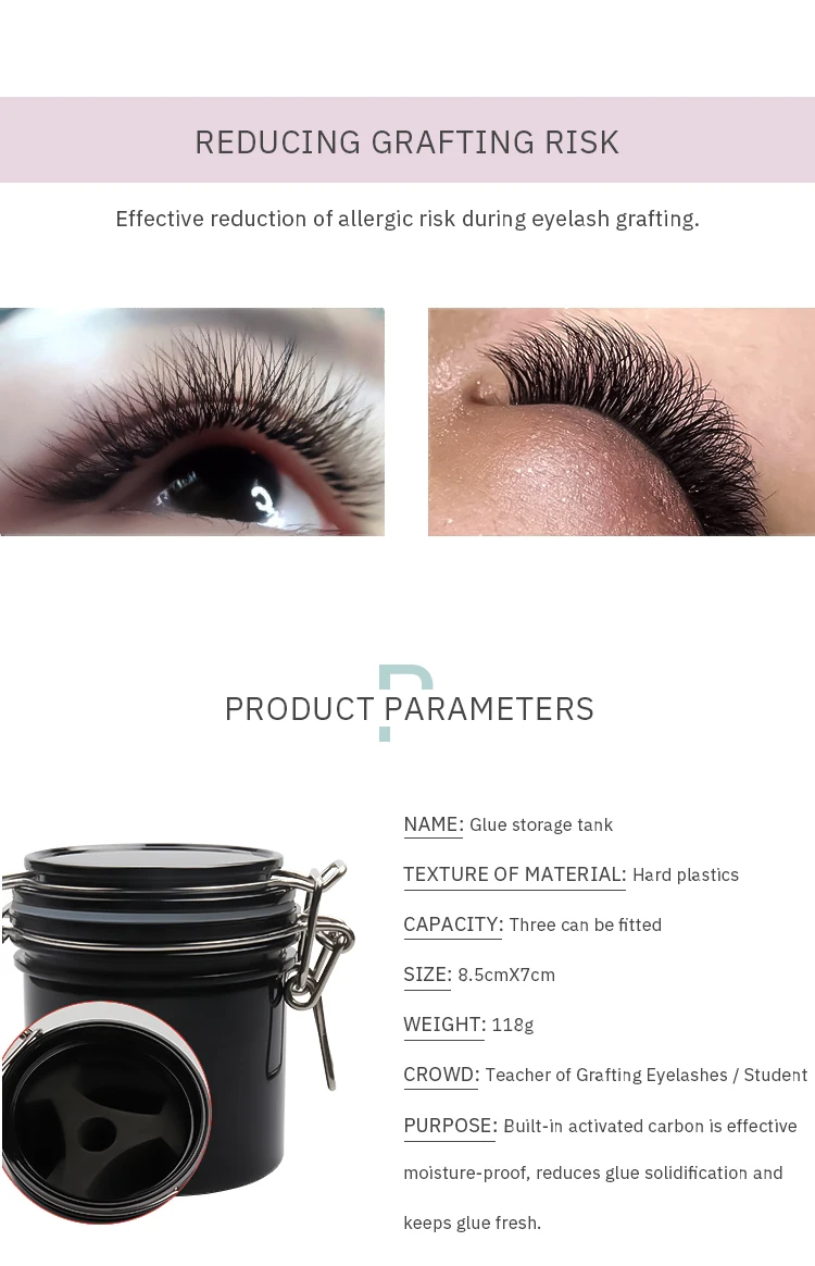 Song Lashes Профессиональный для ресницы, наращивание ресниц коробка для хранения клея Наращивание ресниц ресницы клей для ресниц