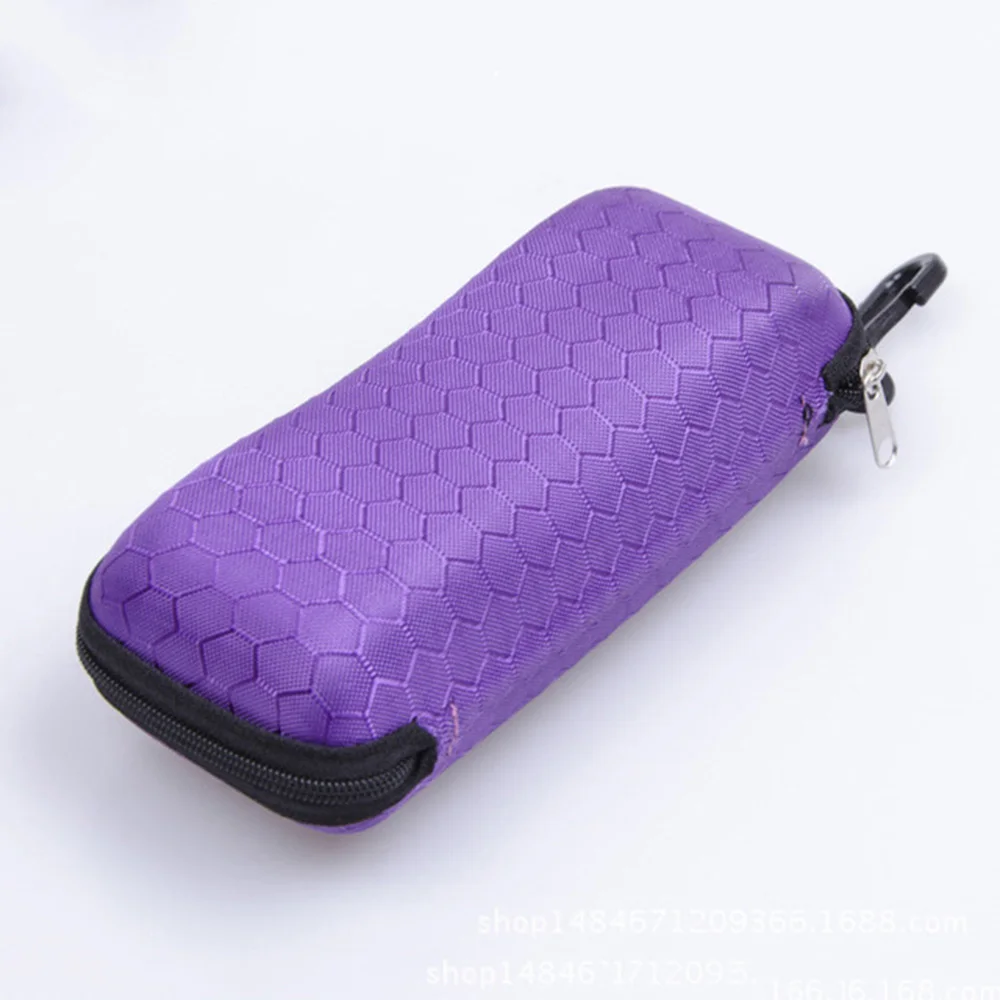 Fashion Newly Protable Rectangle Zipper Sunglasses Hard Eye Glasses Case Protector Box Cases Bags Eyewear Accessories - Цвет: 05