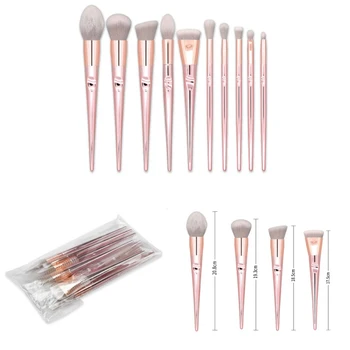 

Professional 10 Pcs Marble Face Makeup Brushes makeup brush Set tools Powder Foundation Eyeshadow Lip Eyeliner Blush
