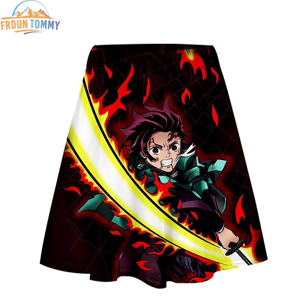 Новинка Kimetsu no Yaiba 3D печать одежда повседневная юбка женская летняя сексуальная comfatable Юбка Топы крутые женские горячие продажи юбки