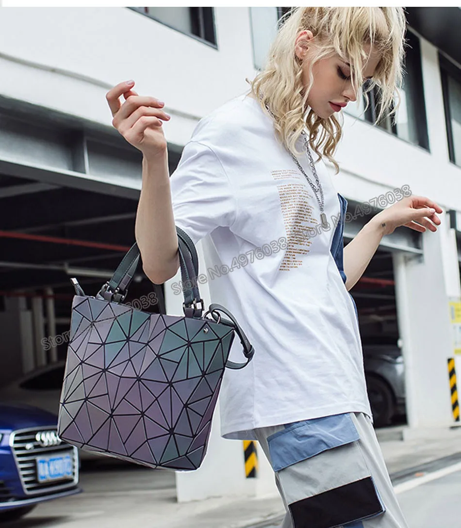 Frauen Diamant Tasche - Geometrische Schulter Tasche