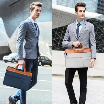 

Business and leisure large-capacity laptop bag Apple Huawei macbook13 millet official liner bag 15.6 laptop bag briefcase