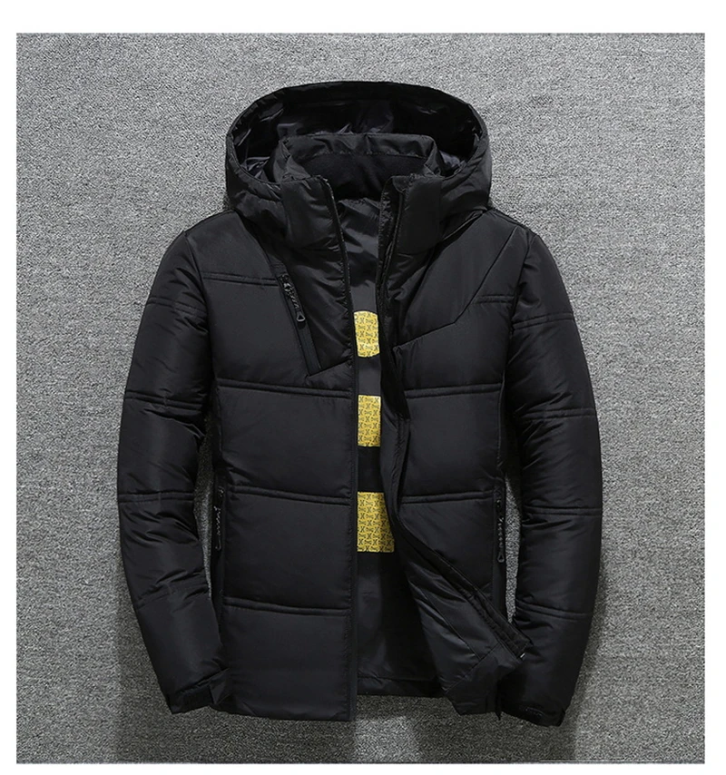 Повседневная одежда, парка Hombre Roupas, мужское пальто, Harajuku, базовые куртки, зимние, большие размеры, Winterjas Heren, модные, однотонные, на молнии, умные