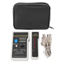 Многосетевой модульный кабель тестер телефонная линия модульная вилка LAN Кабельный тестер сетевой инструмент сетевой тестер метр