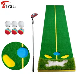 TTYGJ Indoor Golf Putting Practice Blanket Artificial Fairway Green Children's Golf Practice Machine Outdoor Golf Games Training