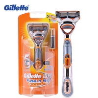 Gillette Fusion Power Razor maszynka do golenia dla mężczyzn twarz broda ścinanie włosów zmywalny Razor zasilany z baterii 5 warstw ostrze 1 paczka 1
