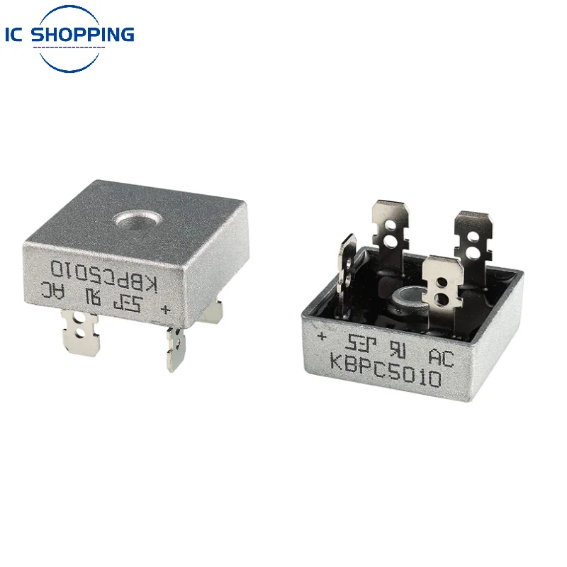 Diode Bridge Rectifier 2PCS/LOT KBPC5010 50A 1000V Bridge Rectifier can Replace KBPC3510 KBPC2510 KBPC1510