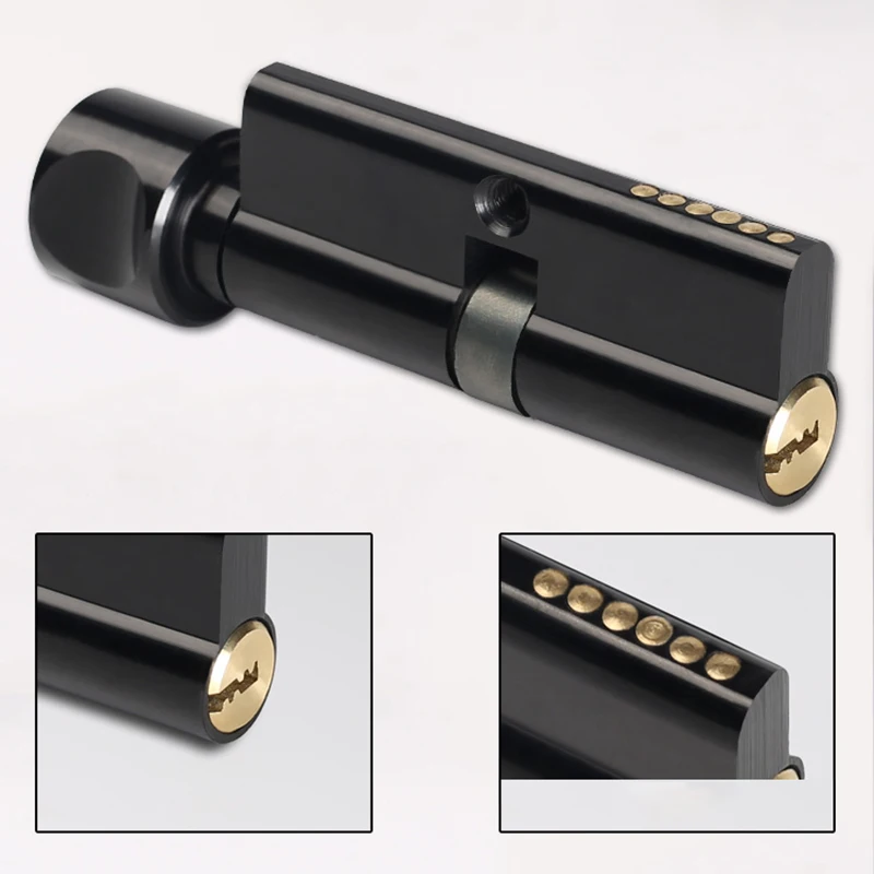 

Hardware Door Knobs Zinc Alloy Indoor Lock Mute Anti-theft For Bedroom
