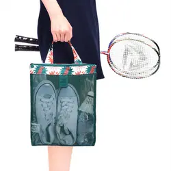 Уличная спортивная Сумка Большая вместительная сетчатая прозрачная сумка для мужчин и женщин хранение обуви Кемпинг пляжные сумки