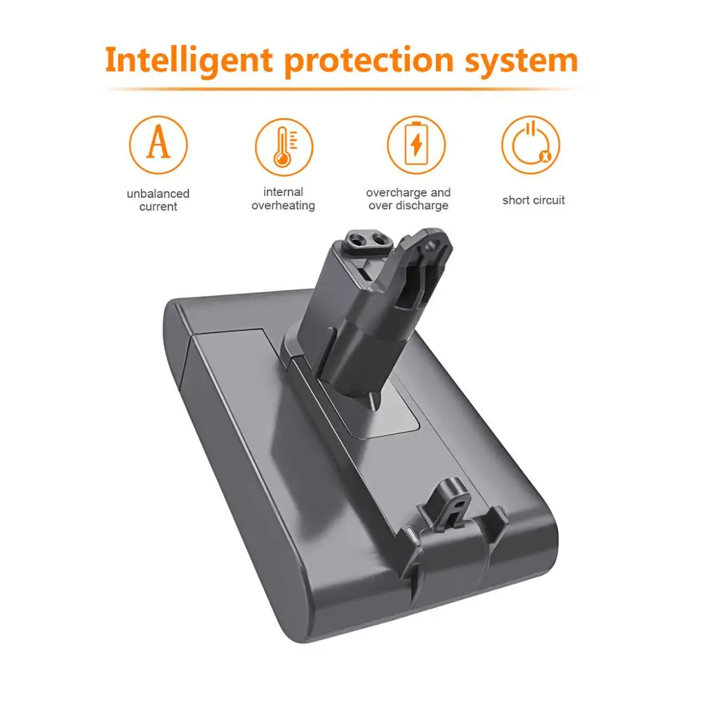 Powtree 22.2V 2200mAh DC31 Only Fit Type B Battery for Dyson DC31 DC35 DC44 DC45 Series Cordless Vacuum Cleaner Li-ion L30