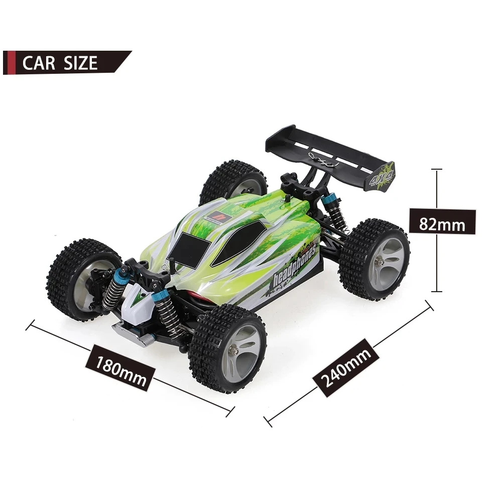 WLtoys 144001 A959 959B 2.4G Racing RC Car 70KM/H 4WD Electric High Speed Car Off-Road Drift Remote Control Toys for Children 6