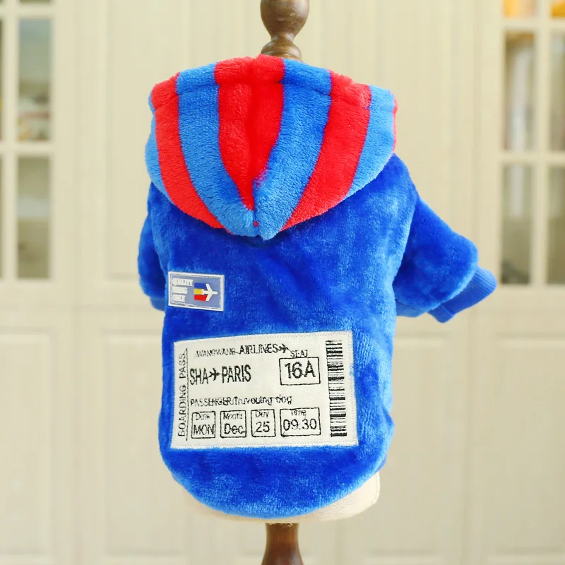 

PETCIRCLE Pet Clothes Dog Clothes Teddy Bichon Pomeranian Small Dog Cute Ticket Hooded Sweater