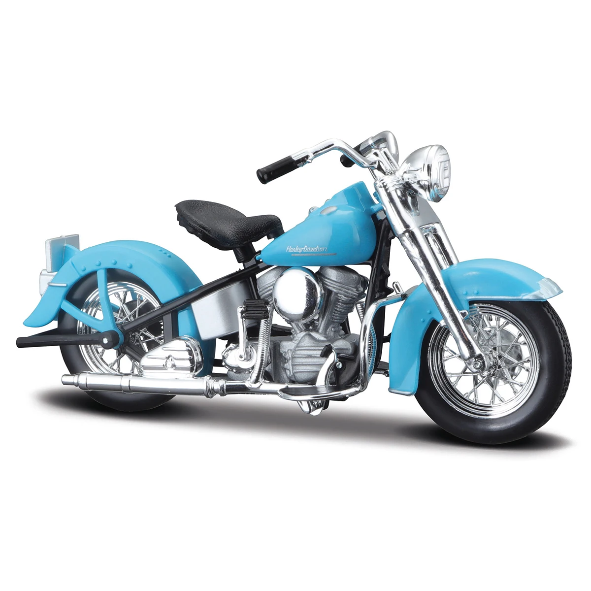 Maisto 1:18 Harley-Davidson 1953 74FL HYDRA Glide Blue Die Cast Vehicles Collectible Hobbies Motorcycle Model Toys