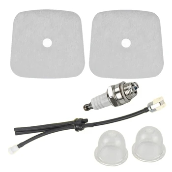 

Air Fuel Filter Spark Plug Primer Bulb For Mantis 7222M 7920 7924 Tiller Kit