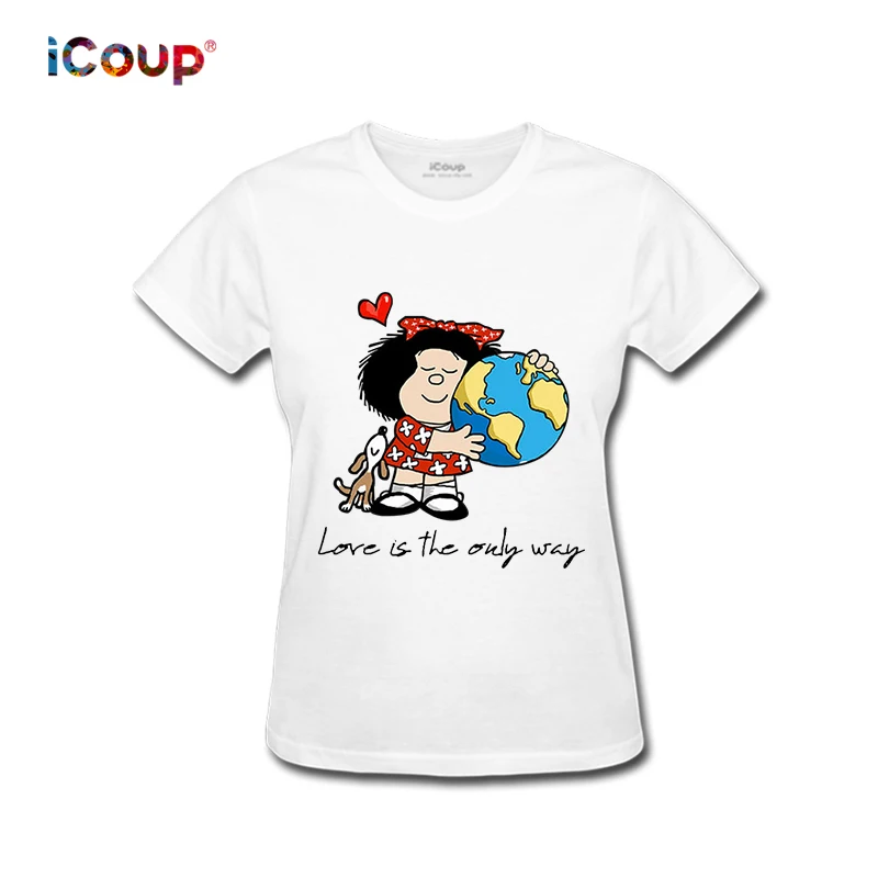Женская футболка Mafalda world|Футболки| |