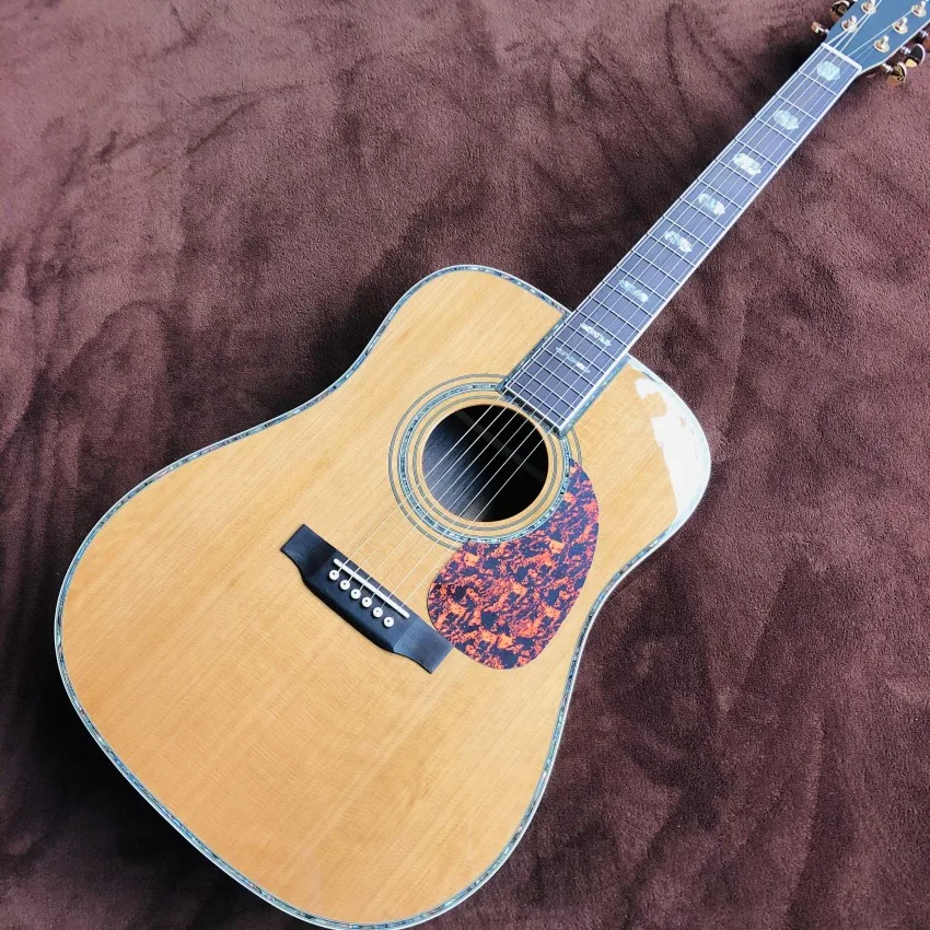 Free shipping handmade handmade acoustic guitar 41 inch D solid wood