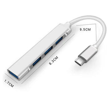 

USB C HUB USB 3.0 HUB Type C USB Splitter USB-C 3.1 Multi Port Dock Adapter for Air IMac Macbook Pro PC Computer Accessories