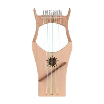 

10 string wooden winch harp nylon string spruce top beech wood stringed instrument carrying bag