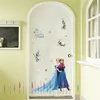 Cartoon Olaf Elsa Queen Anna Princess Anime Wall Stickers Kids Room Baseboard Home Decoration Mural Cute Art Frozen Movie Poster ► Photo 2/6