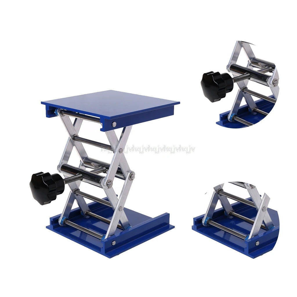 4"x4" Aluminum Router Lift Table Woodworking Engraving Lab Lifting Stand Rack lift platform woodworking lift table