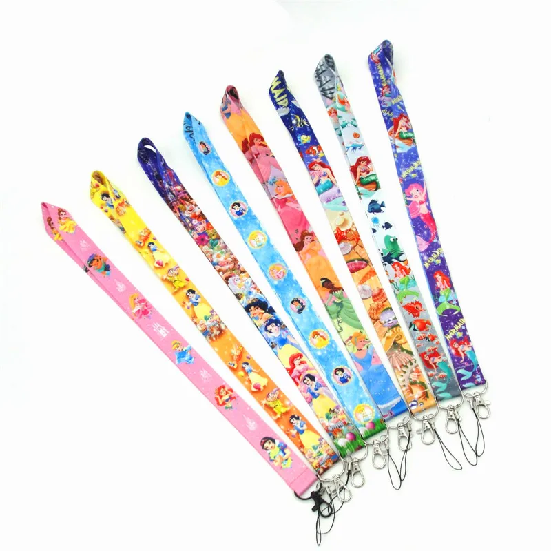 New anime Cute Cartoon Neck Strap Lanyard for keys ID Card Gym Mobile Phone Straps USB badge holder DIY Hang Rope