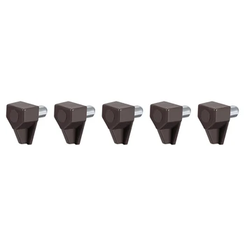 

uxcell 50/100/200pcs Plastic Shelf Support Pegs 5mm Cabinet Shelf Clips Shelf Hoder Steel Pin Peg Brown/White/Clear