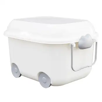

Household Toy Storage Box Children's Clothes Organizer Creative Pulley Cover Cartoon Storage Box Storage Cleaning Products