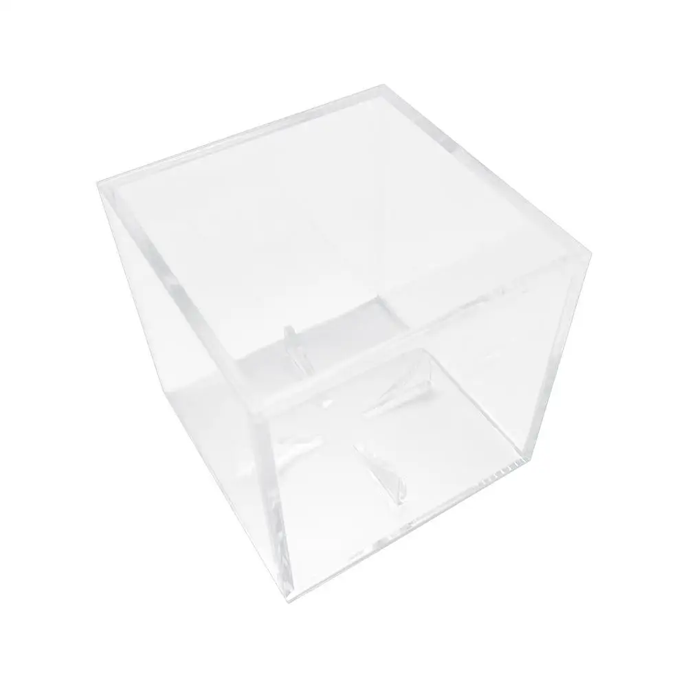 1 Pc Acrylic Baseball Display Case Transparent Storage Box Square Baseball Protective Box Holder Sports Supplies