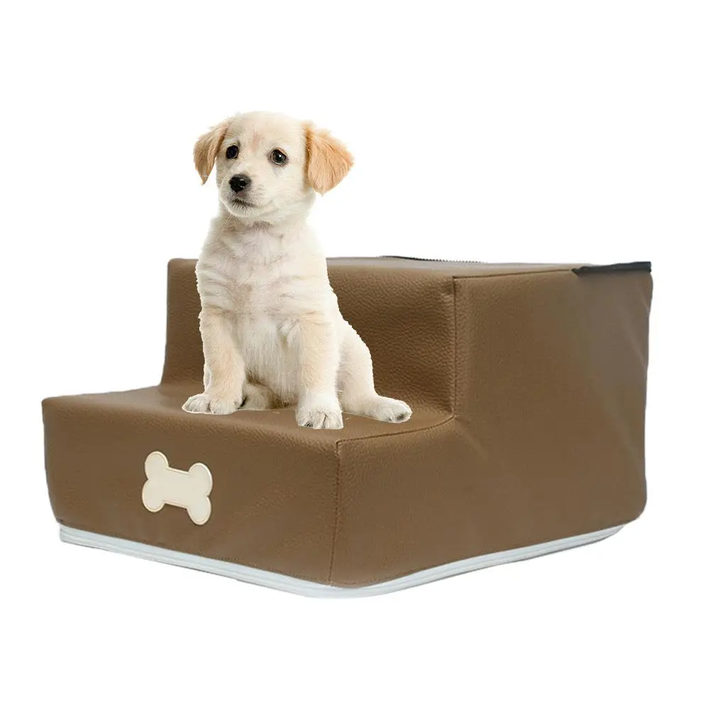 A Dog Stair Pet Stairs Step Pet Climbing Sponge Mesh Step 2-layer Dog Pet Stair Step Cloth Cover Can Be Removed And Washed - Цвет: A