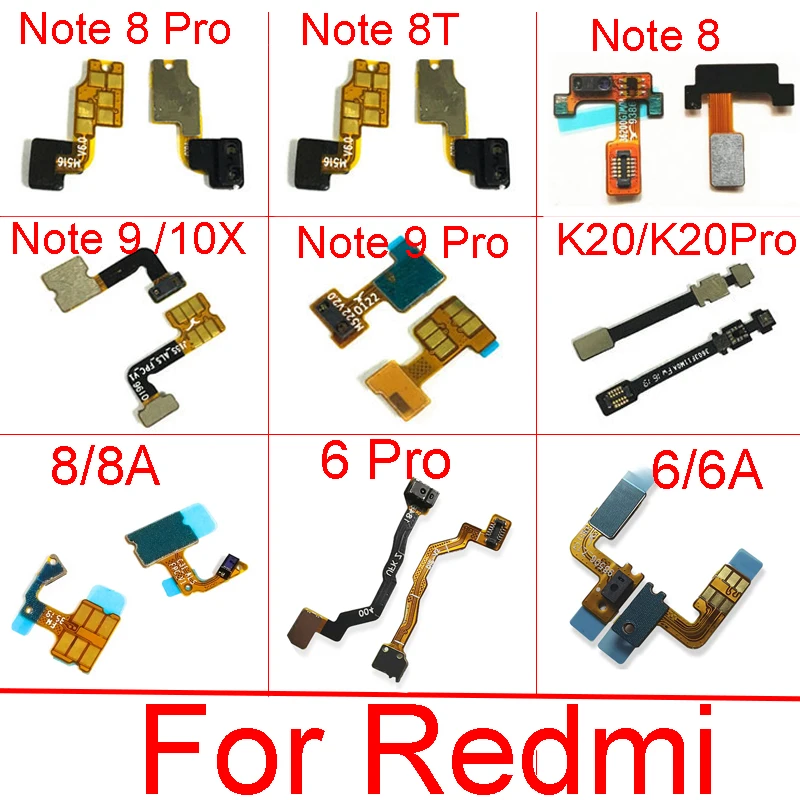 Гибкий ленточный кабель с датчиком приближения света для Xiaomi Redmi Note 8 8T 9 10X K20 Pro
