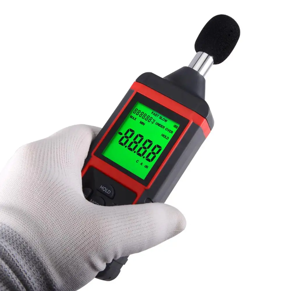 

EHDIS Professional Sound Level Sensor Meter LCD Display Voice Volume Measurement Signal Tool Noise dB Value Detection Instrument