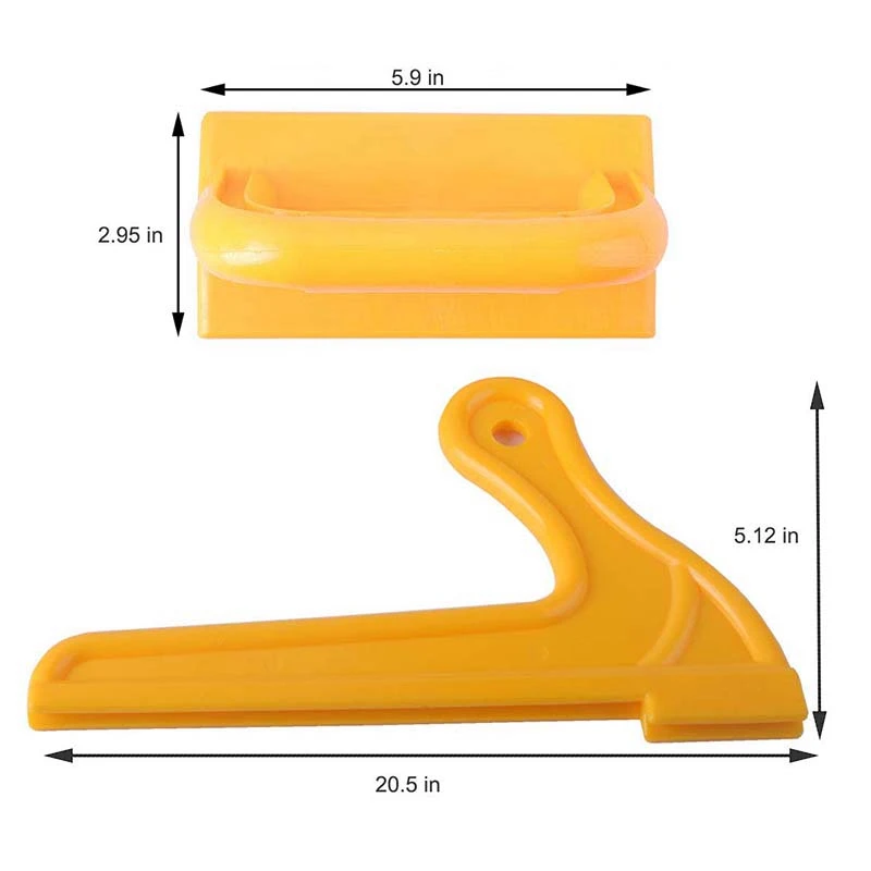 Push Block and Push Stick Set for Woodworkers and Use on Table Saws, Router Tables, Jointers and Band Saws Plastic Table Saw Pus